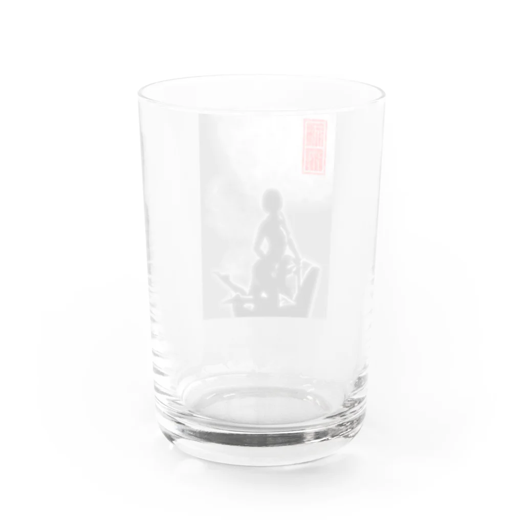 しんかの神下™「月光蝶」 Water Glass :back