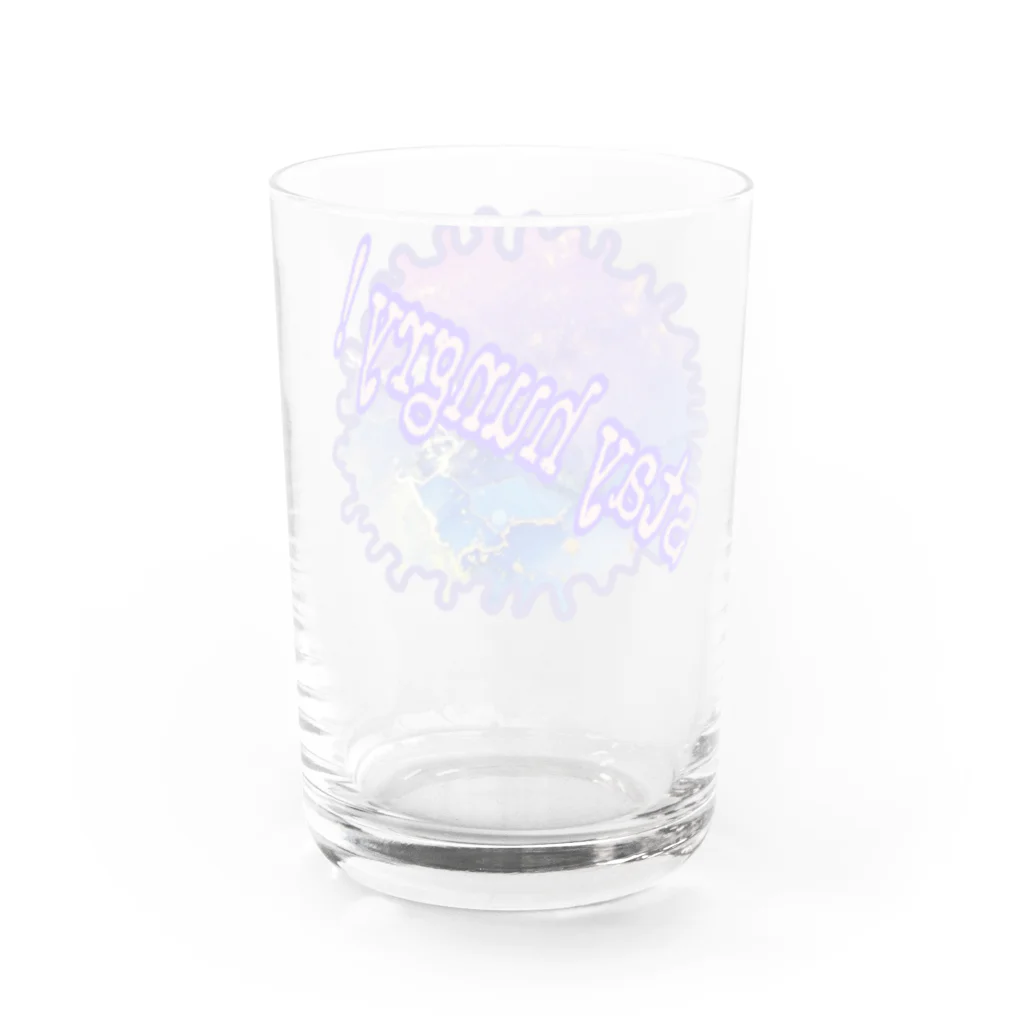 Kiyoka_artのハングリーでいろ❗ Water Glass :back
