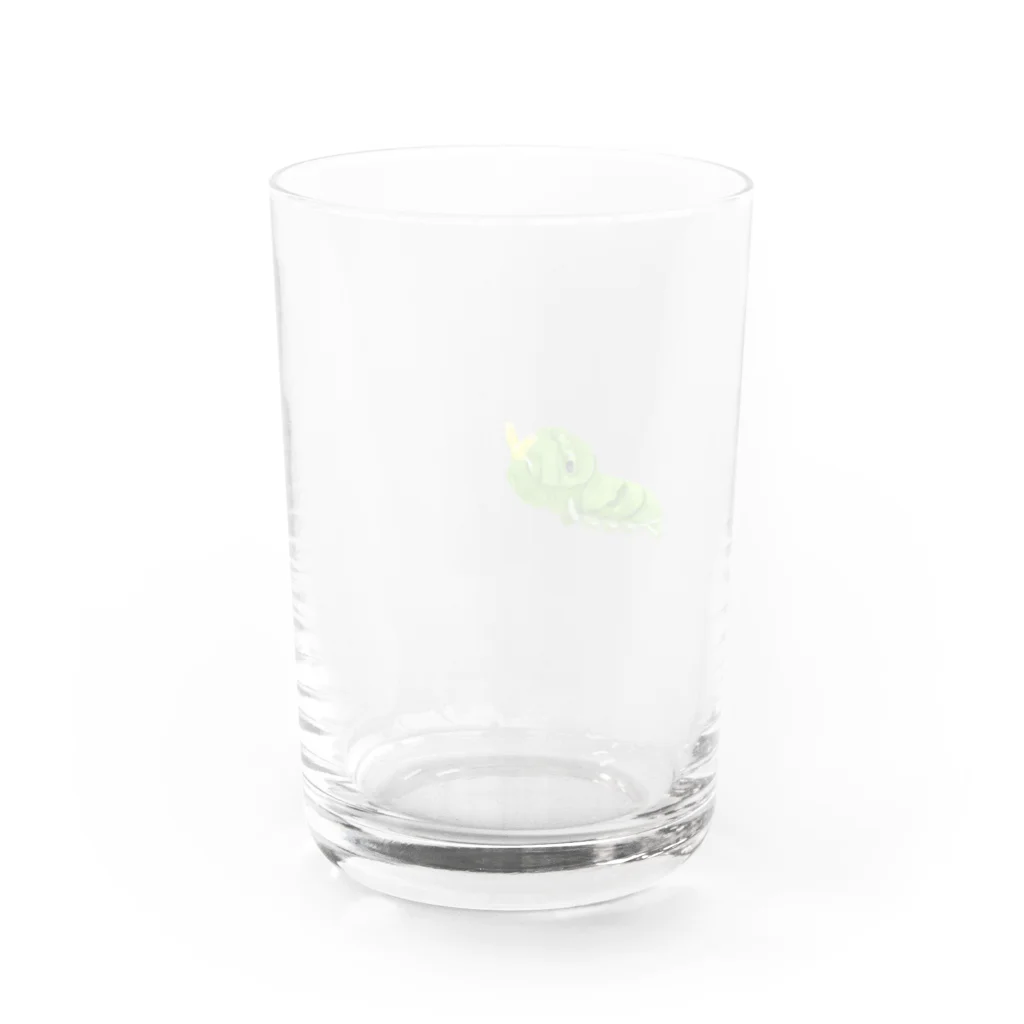 illust.nulのナミアゲハの幼虫 Water Glass :back