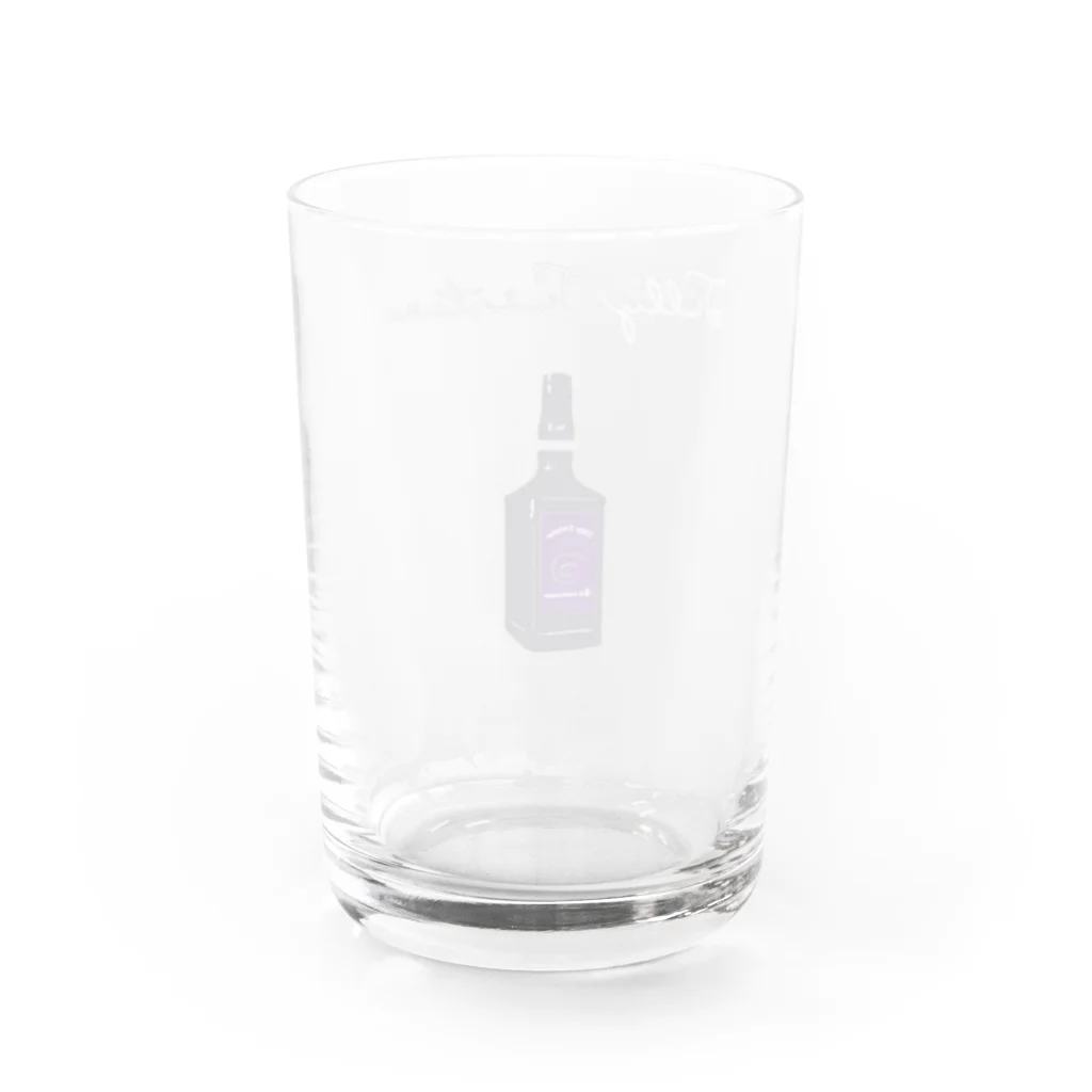 お凜々✴︎linkoの白ーロゴ&ダニエル Water Glass :back