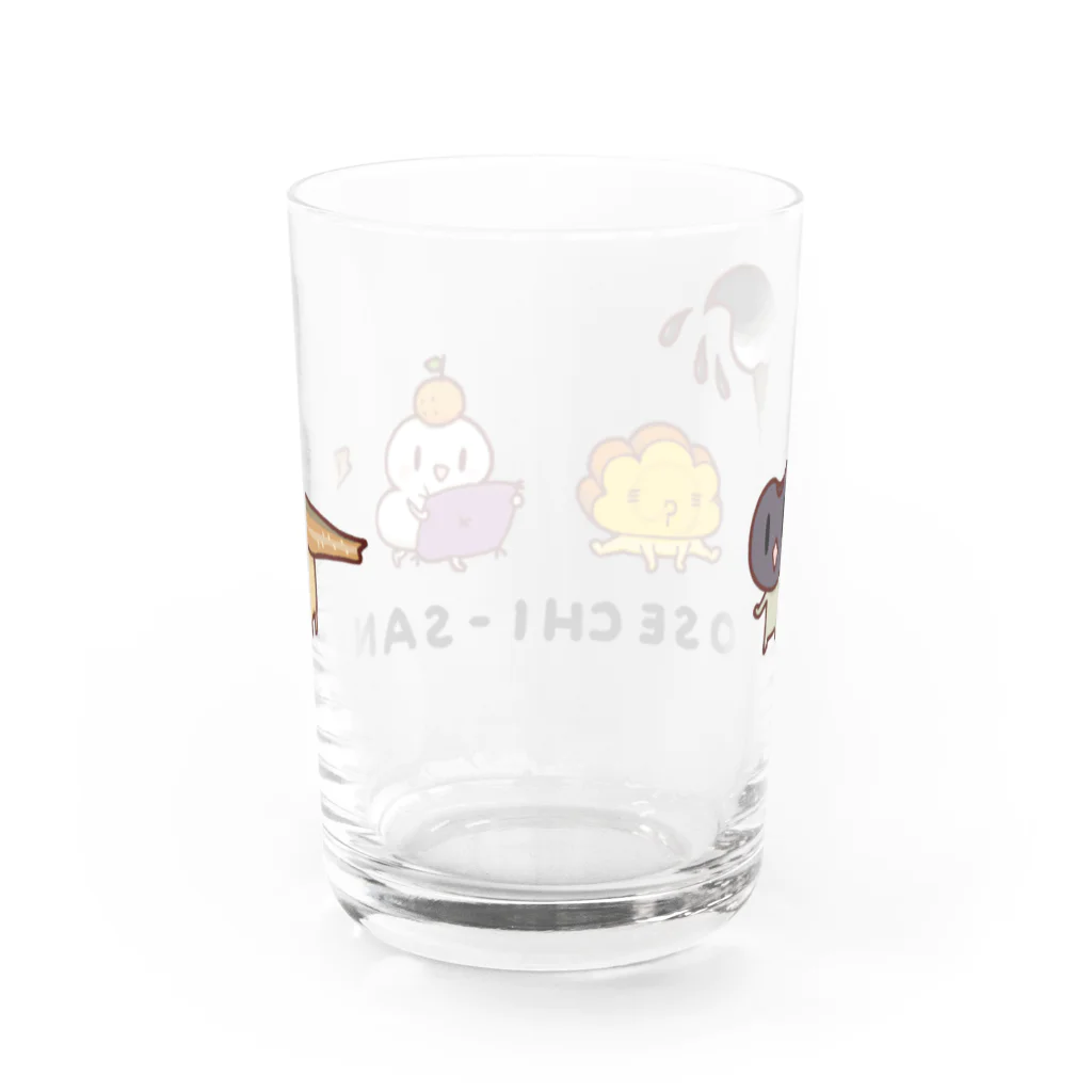 フルタハナコの「ハナばたけ」のおせちさん Water Glass :back