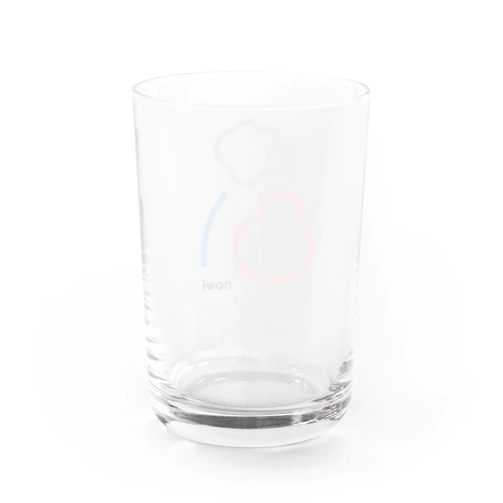 nowi SUZURI shopのichirin glass B_type グラス反対面