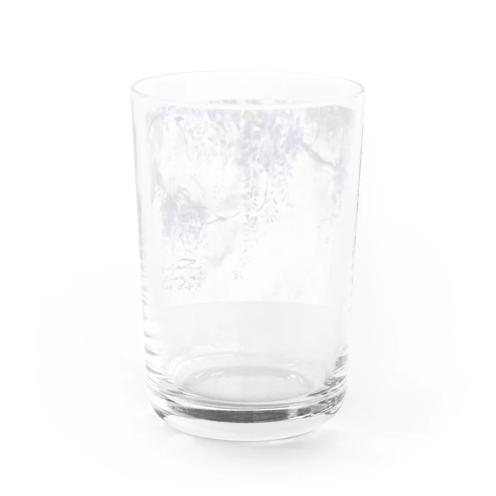 中村青雨 水墨画家  Artgalleryの藤　① Water Glass :back