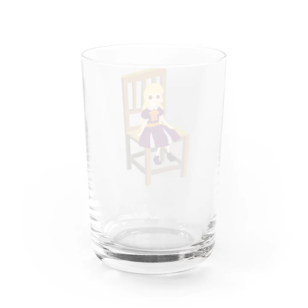 Miry身内用ショップのフランス人形が座ってる(ハロウィンver.) Water Glass :back