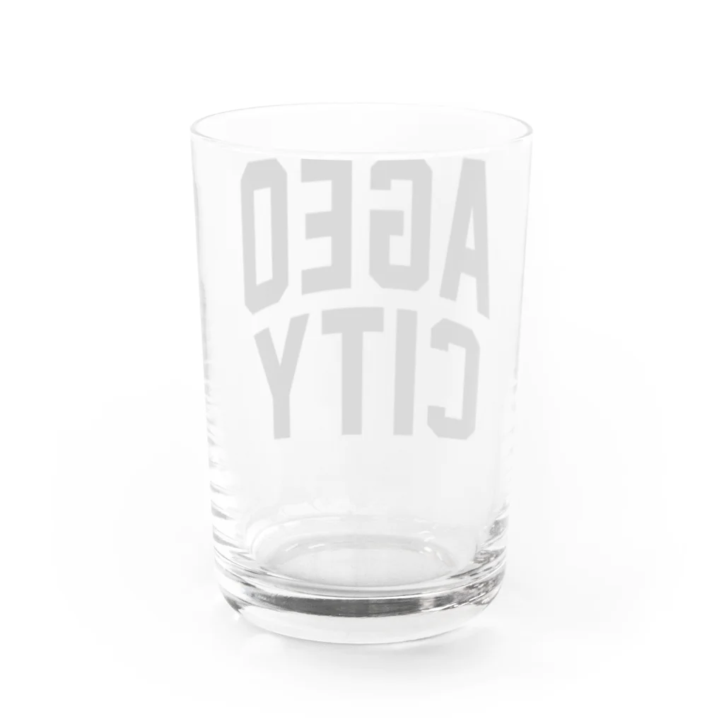 JIMOTOE Wear Local Japanの上尾市 AGEO CITY Water Glass :back