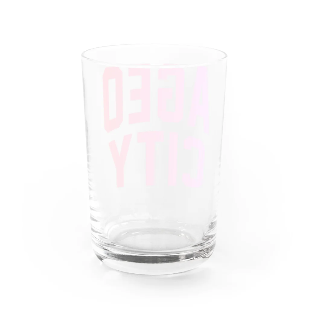 JIMOTOE Wear Local Japanの上尾市 AGEO CITY Water Glass :back