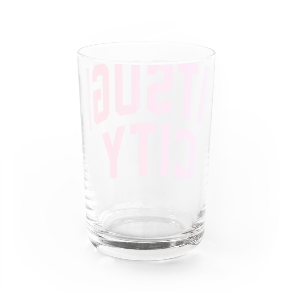 JIMOTO Wear Local Japanの厚木市 ATSUGI CITY Water Glass :back