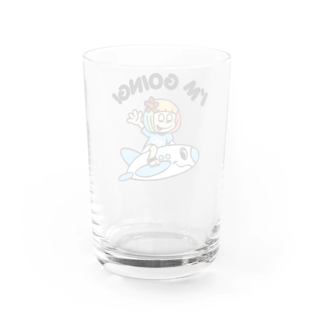 ハワイが大好きな女の子『HENOHENO MAPPY』の行ってきまーす(ハワイを愛するあなたへ) Water Glass :back