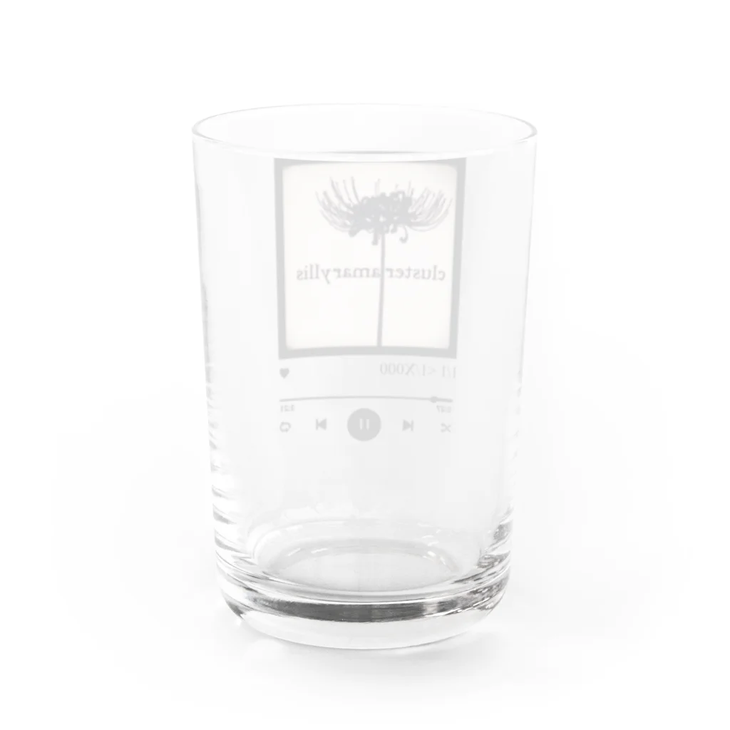 Cluster amaryllisのcluster amaryllis Water Glass :back