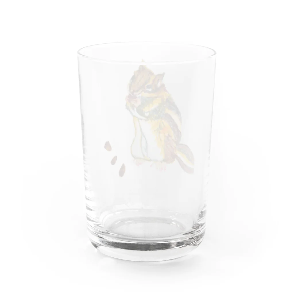 MOON HANDのシマリスさん。 Water Glass :back