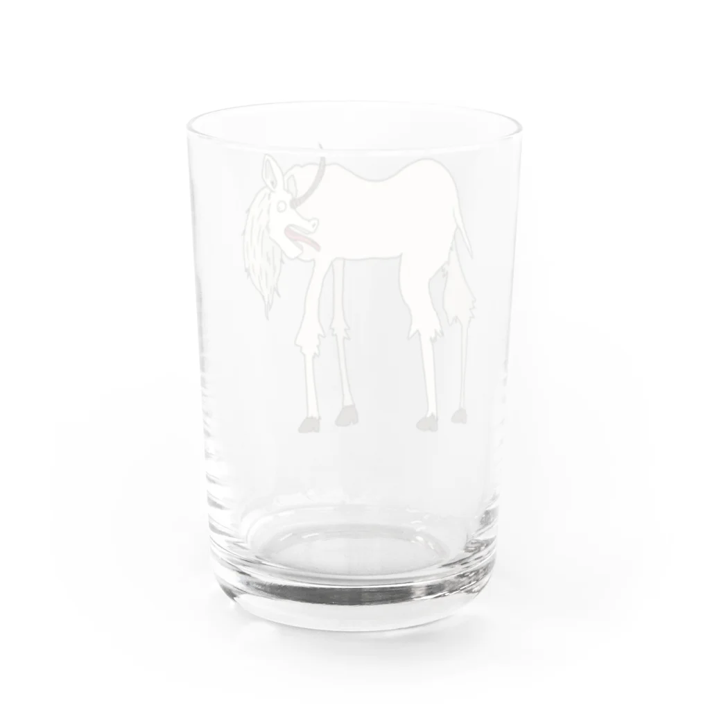 しょうのユニコ Water Glass :back