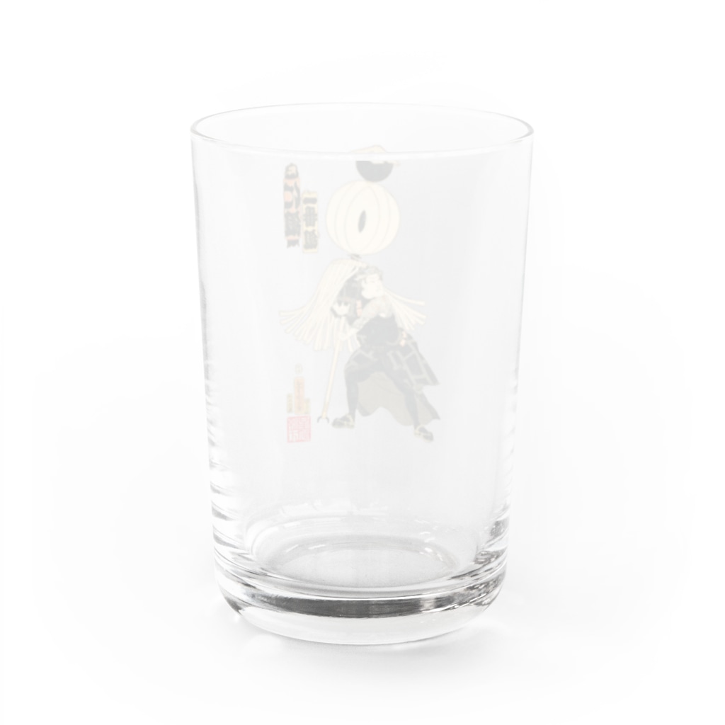 Rigelの江戸の花子供遊び　一番組に組 Water Glass :back