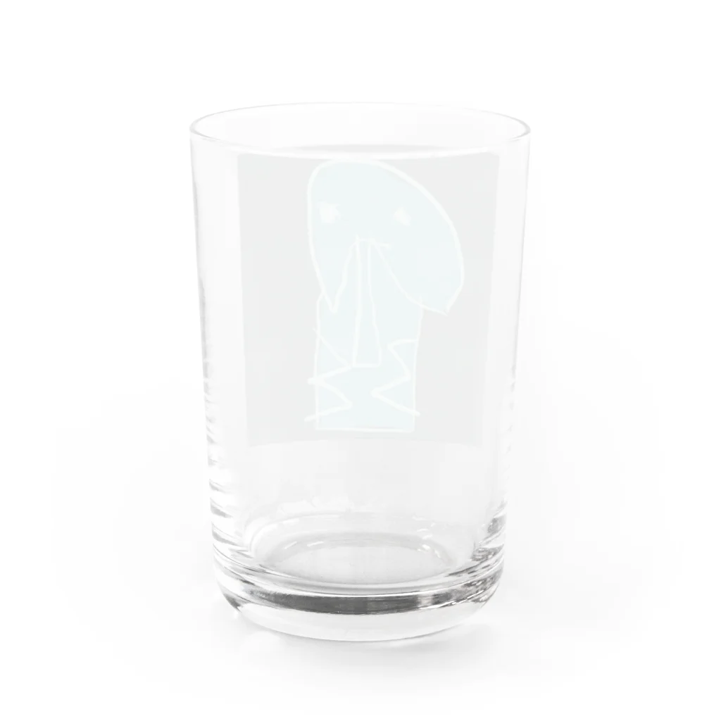 恐竜と宇宙大好き5才のショップのぞう Water Glass :back