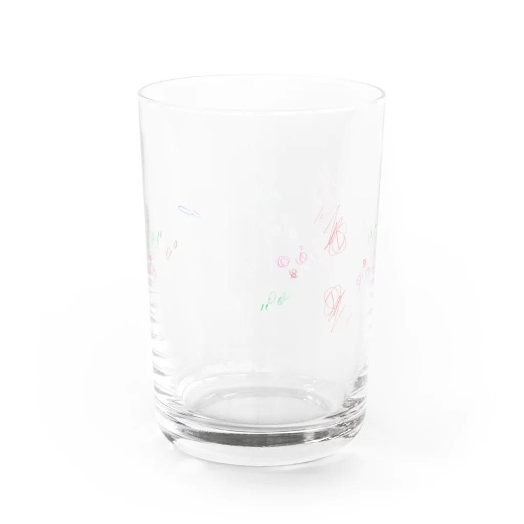 はちのぴよちゃんのまるまる Water Glass :back