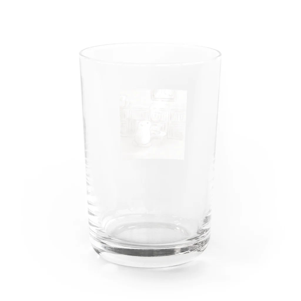 つくえのしたのひきこもりと西日 Water Glass :back