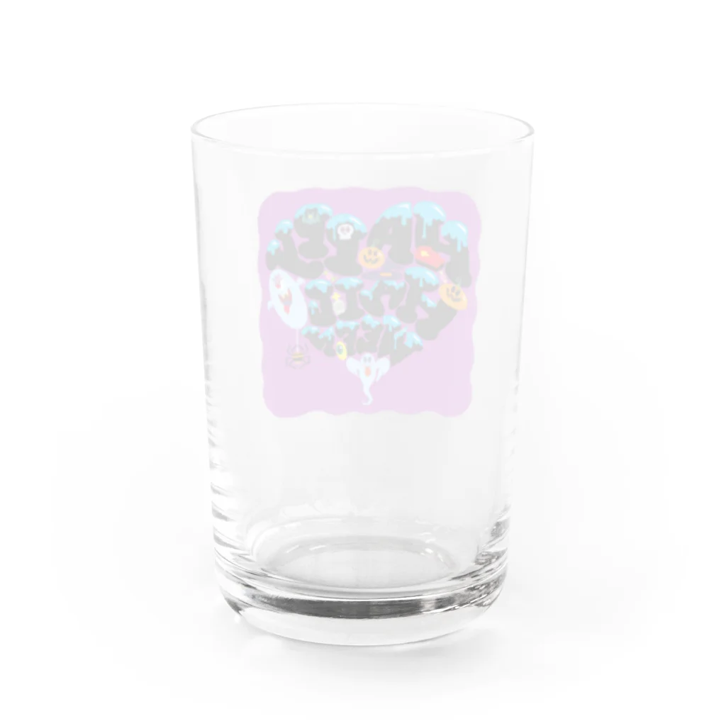 P-TOSHIのハッピーハロウィン Water Glass :back