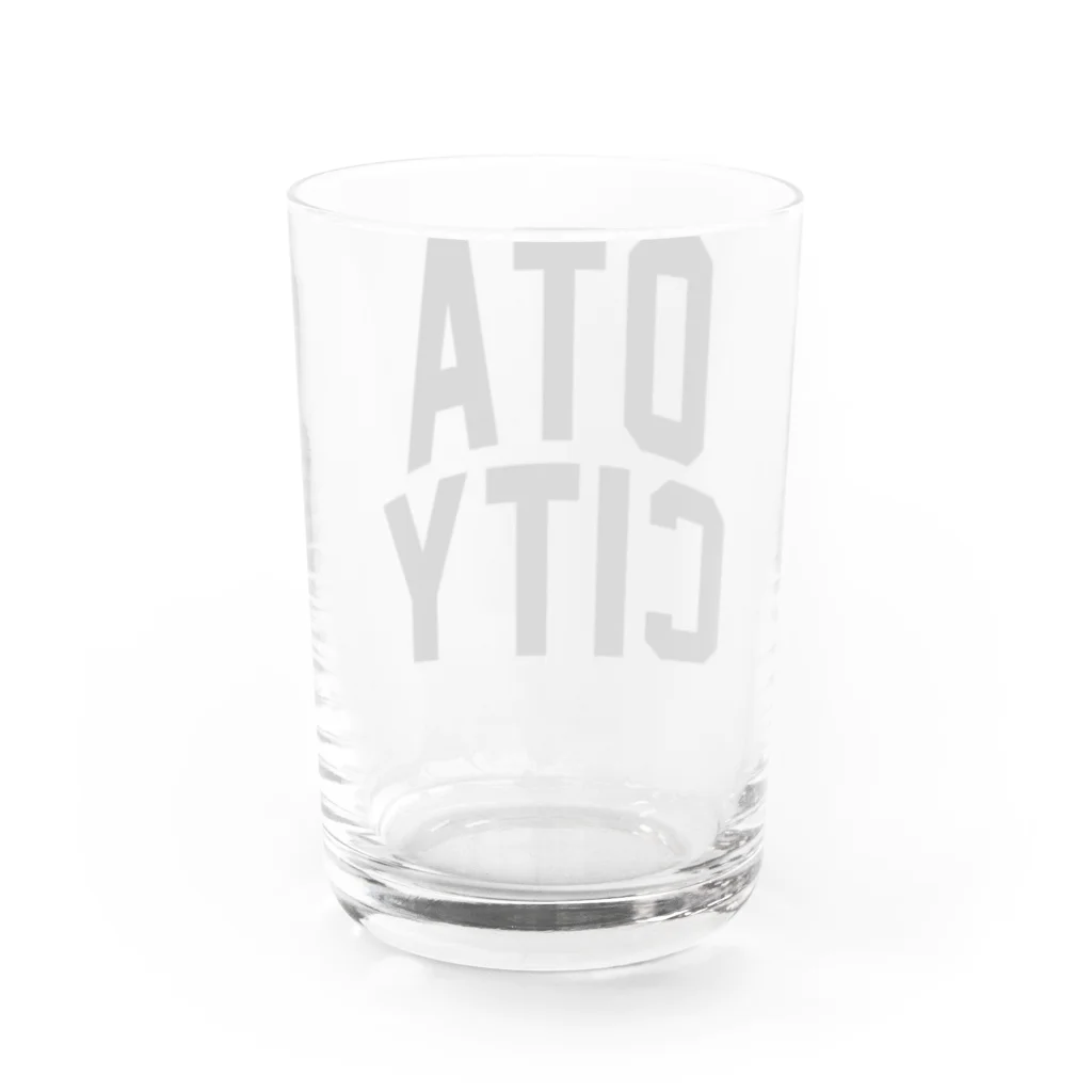 JIMOTOE Wear Local Japanの太田市 OTA CITY Water Glass :back