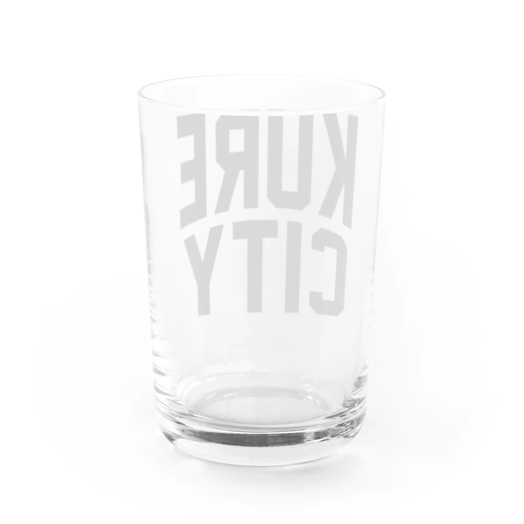 JIMOTOE Wear Local Japanの呉市 KURE CITY Water Glass :back