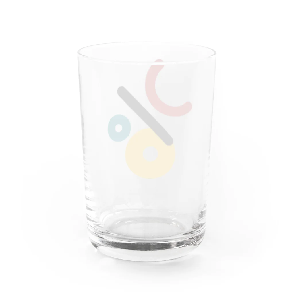 レトロ屋の色遊び Water Glass :back