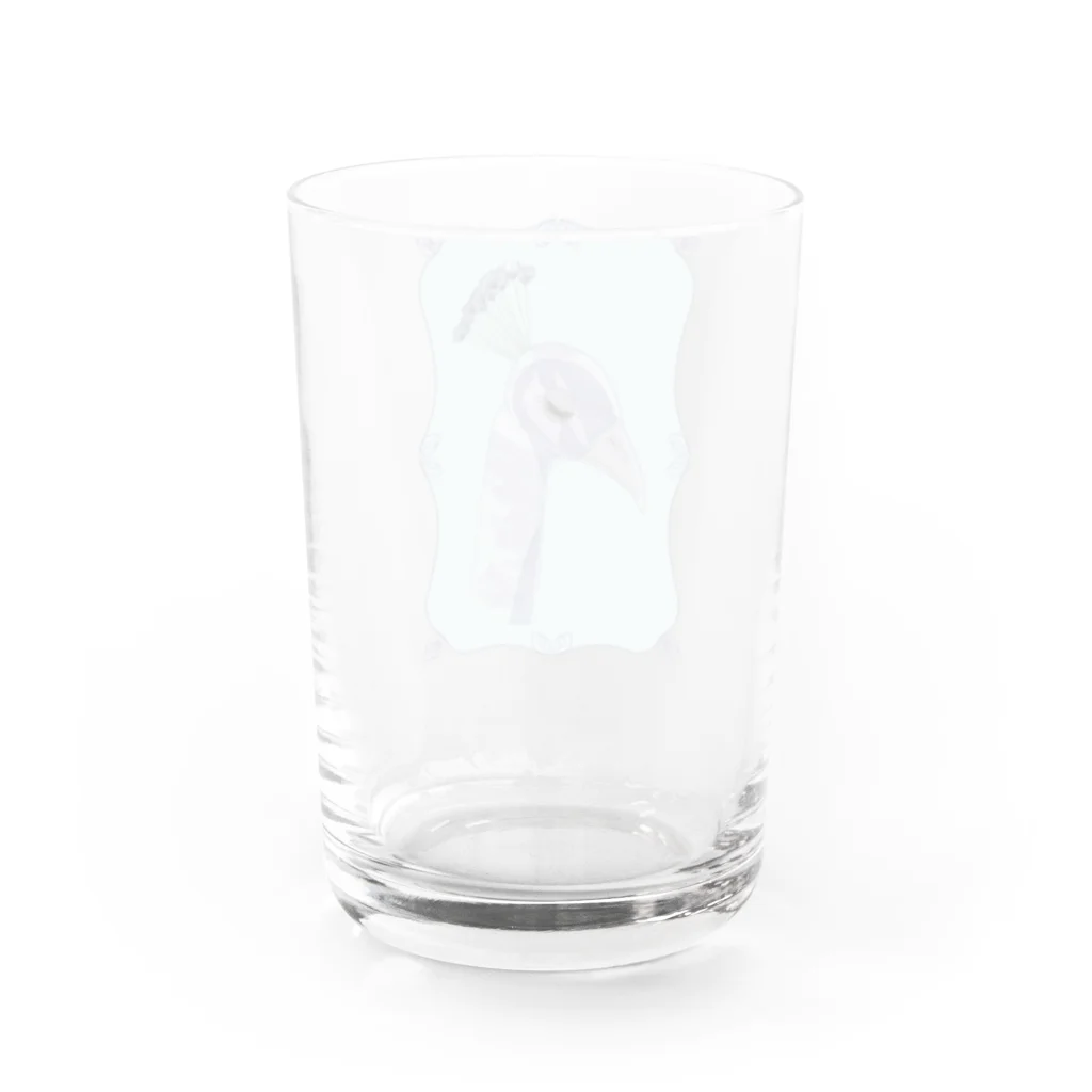 すとれんじショップのクジャク Water Glass :back