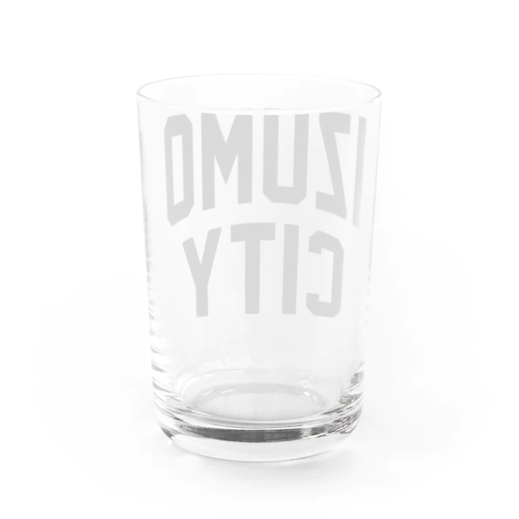 JIMOTOE Wear Local Japanの出雲市 IZUMO CITY Water Glass :back