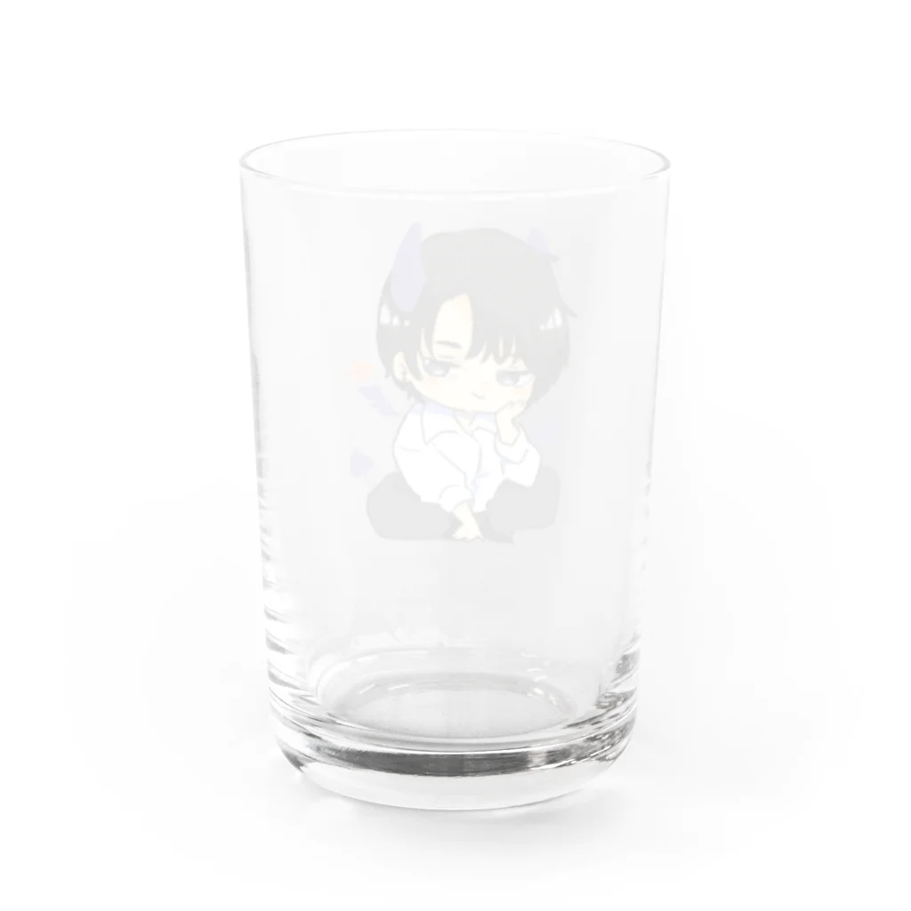 樹のちびあくまいつき1号 Water Glass :back