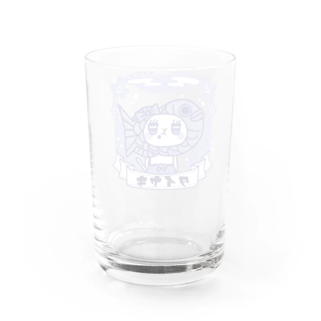 ぱち子。のちょっとレトロな鯛焼きにゃんこ。 Water Glass :back