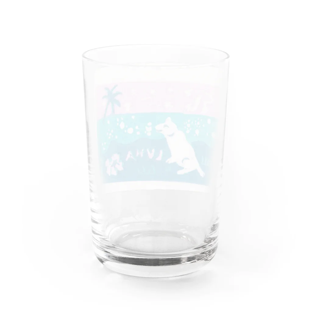 Nature Avec kusanagiの夢ごこちハスキーのルナ💖 Water Glass :back