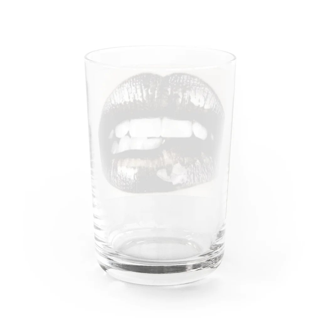 ❤︎お姉さま❤︎のくちびる Water Glass :back