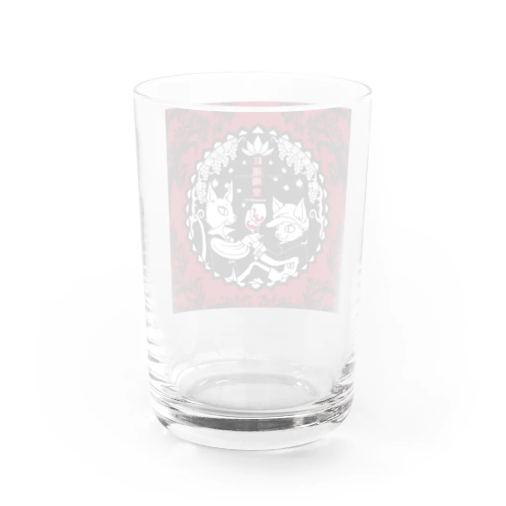 紅蓮燭堂の紅蓮燭堂３周年グッズ Water Glass :back