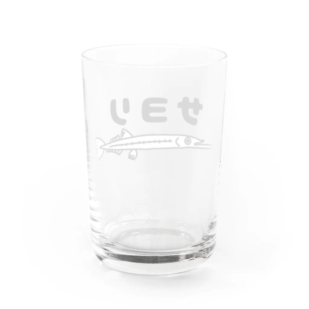 ねこねこうおのサヨリねぇさん Water Glass :back