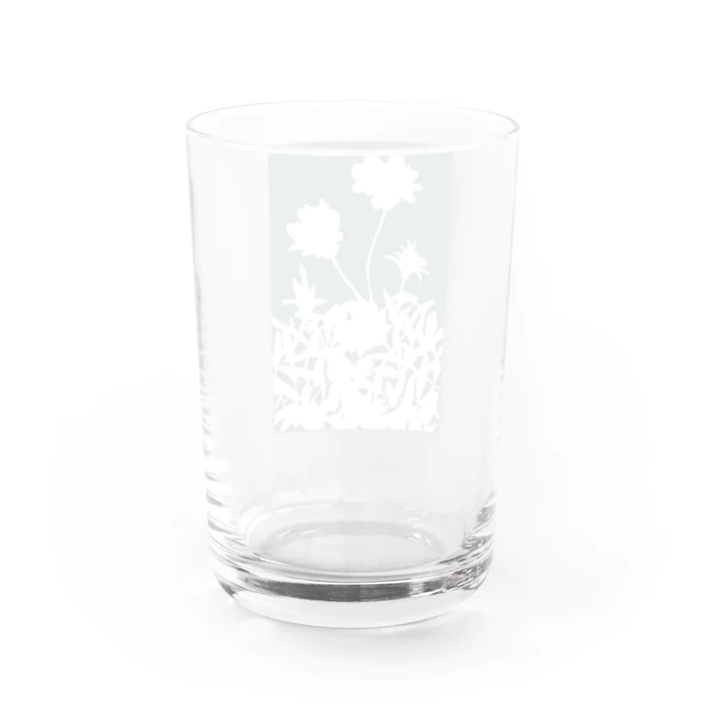 気ままに創作　よろず堂の花咲く小径③あお Water Glass :back