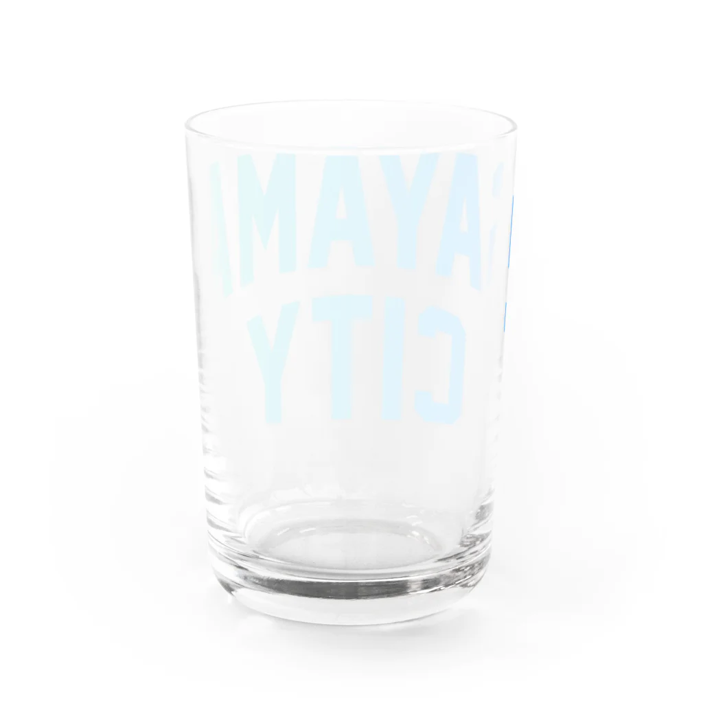 JIMOTO Wear Local Japanの狭山市 SAYAMA CITY Water Glass :back