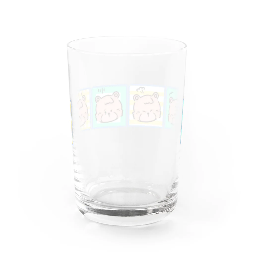 りんごまる SHOP＿🧸＿のファンシー・くま Water Glass :back