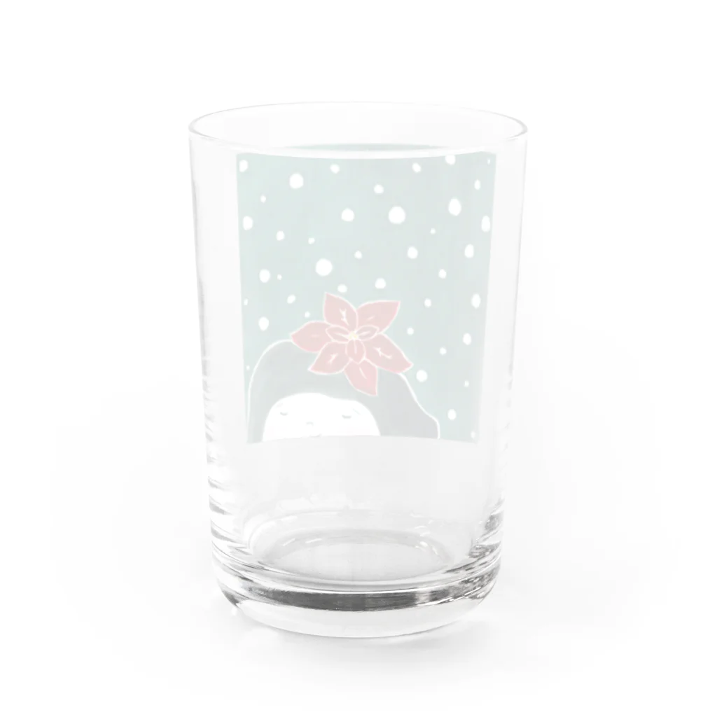 .michiko.のぽいんせっちゃん Water Glass :back