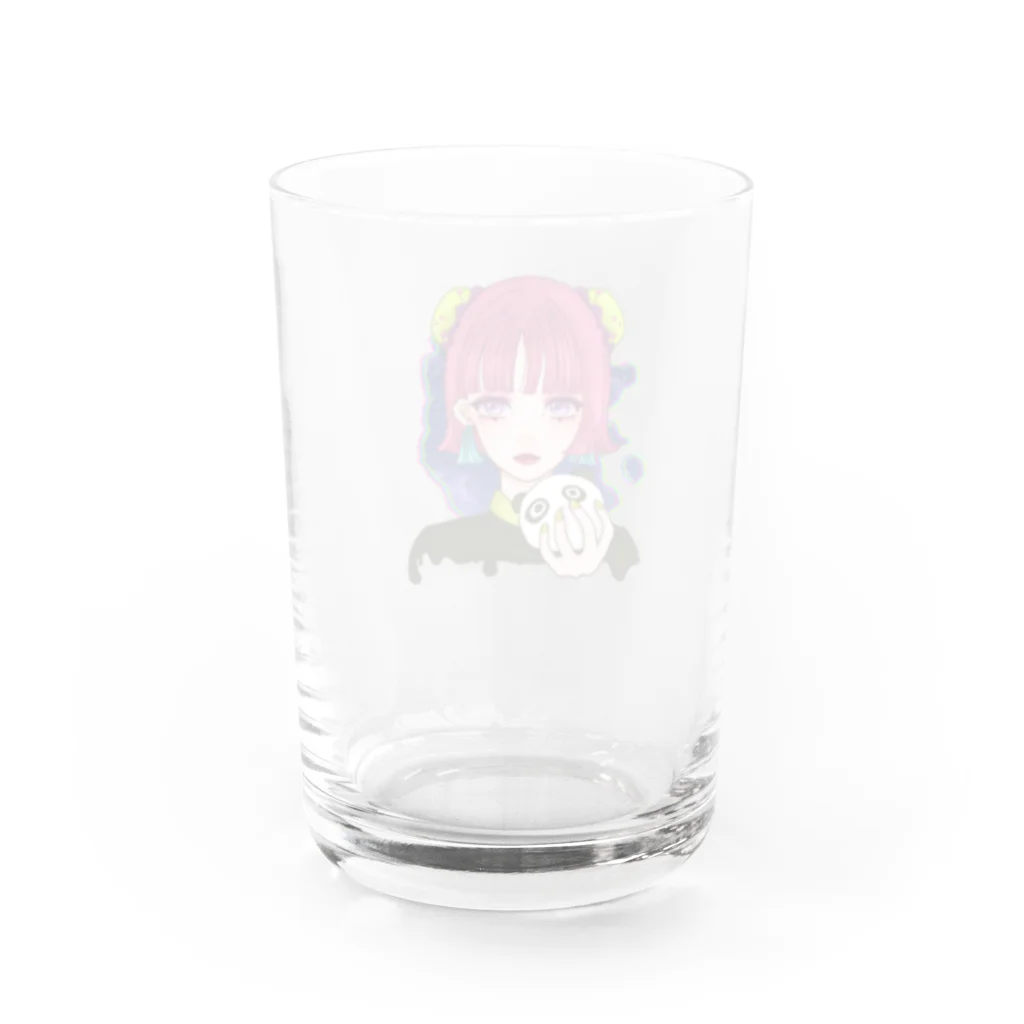 バブル の ショップの中華ピンク Water Glass :back