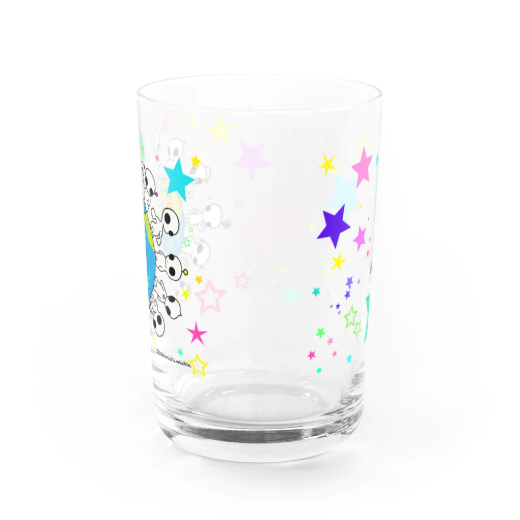 宇宙人みちおの宇宙人みちお Water Glass :back