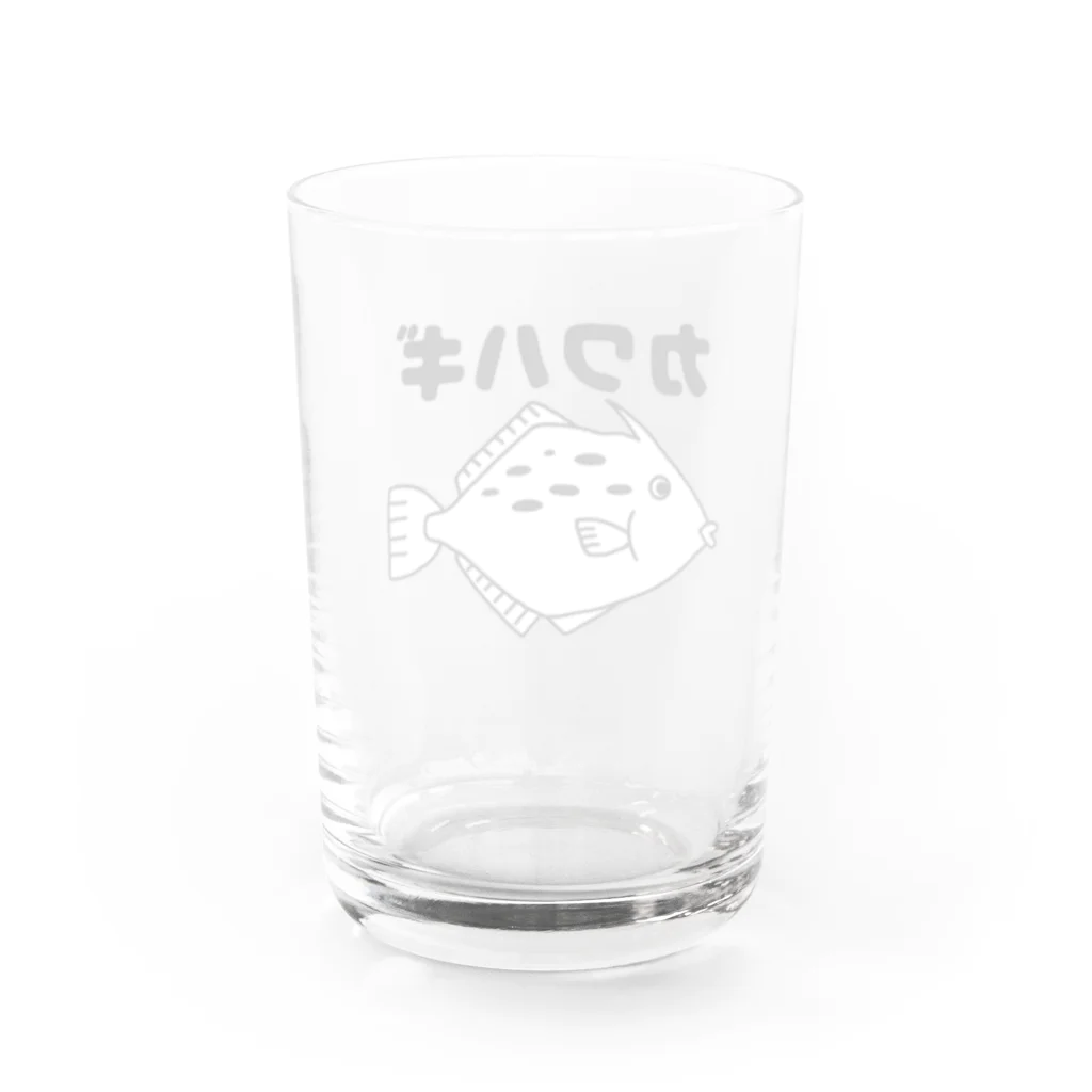 ねこねこうおのカワハギさん Water Glass :back