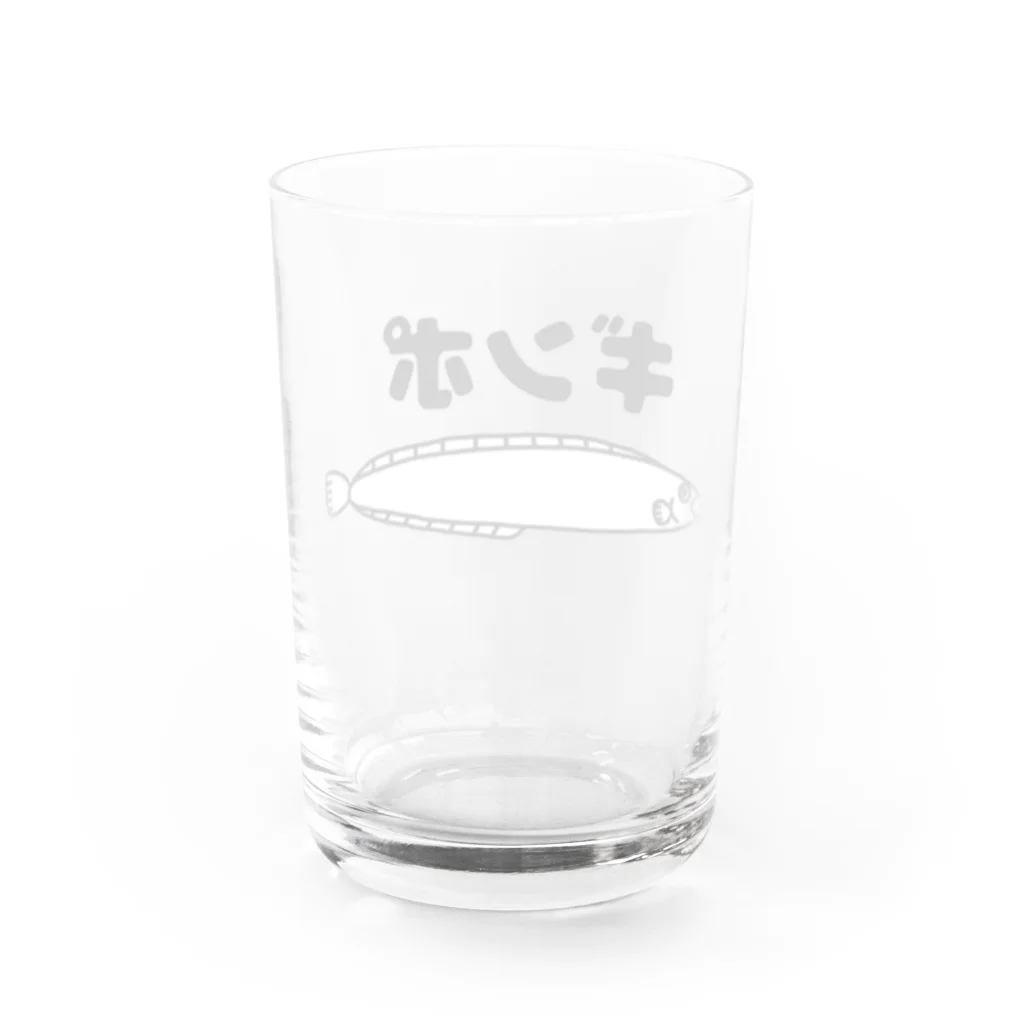 ねこねこうおのギンポくん Water Glass :back