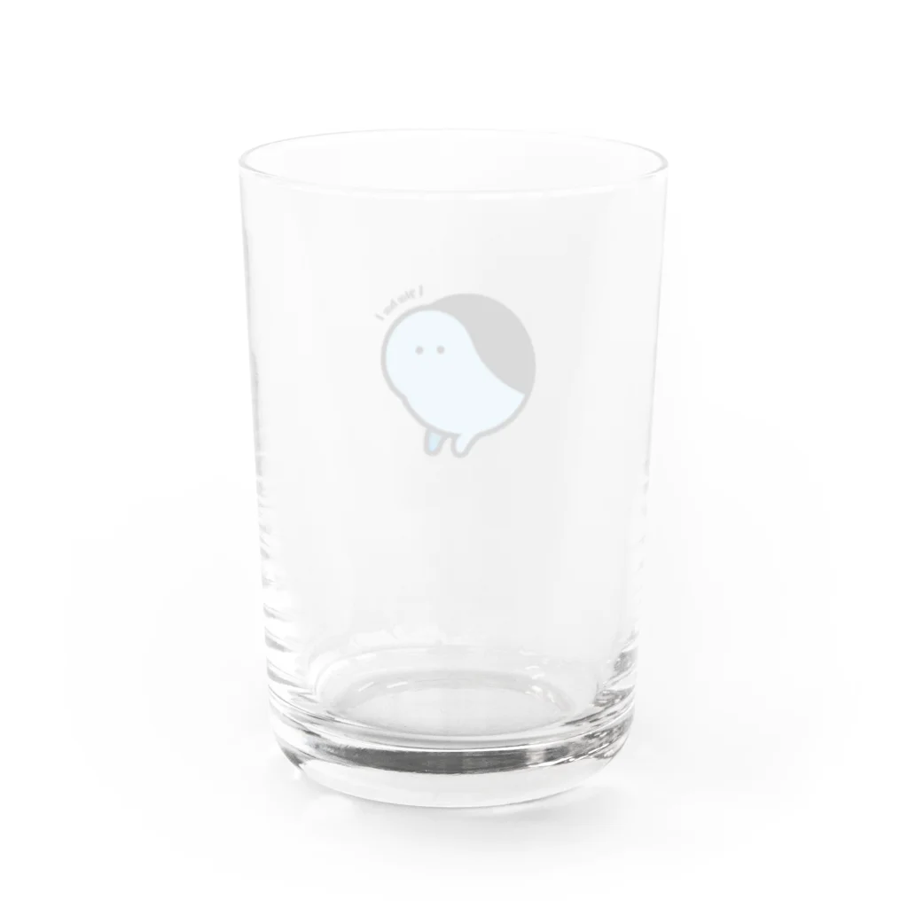 mirawoの青いなにか Water Glass :back