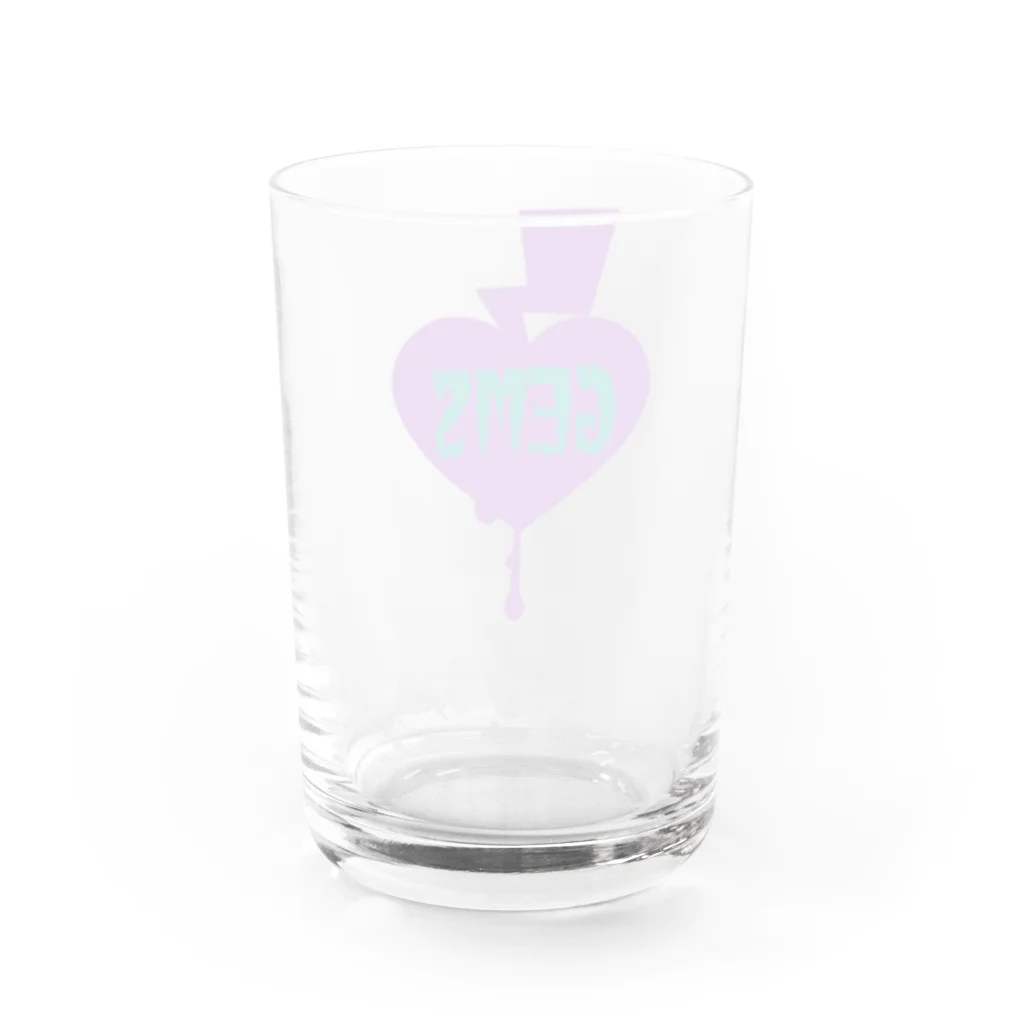 GPCPメーワクSHOPのGEMS REVERSPADE FONT Water Glass :back