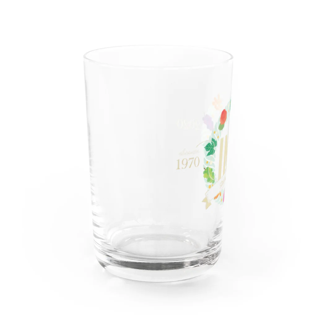 17townの祝!伊奈町50周年グッズ Water Glass :back