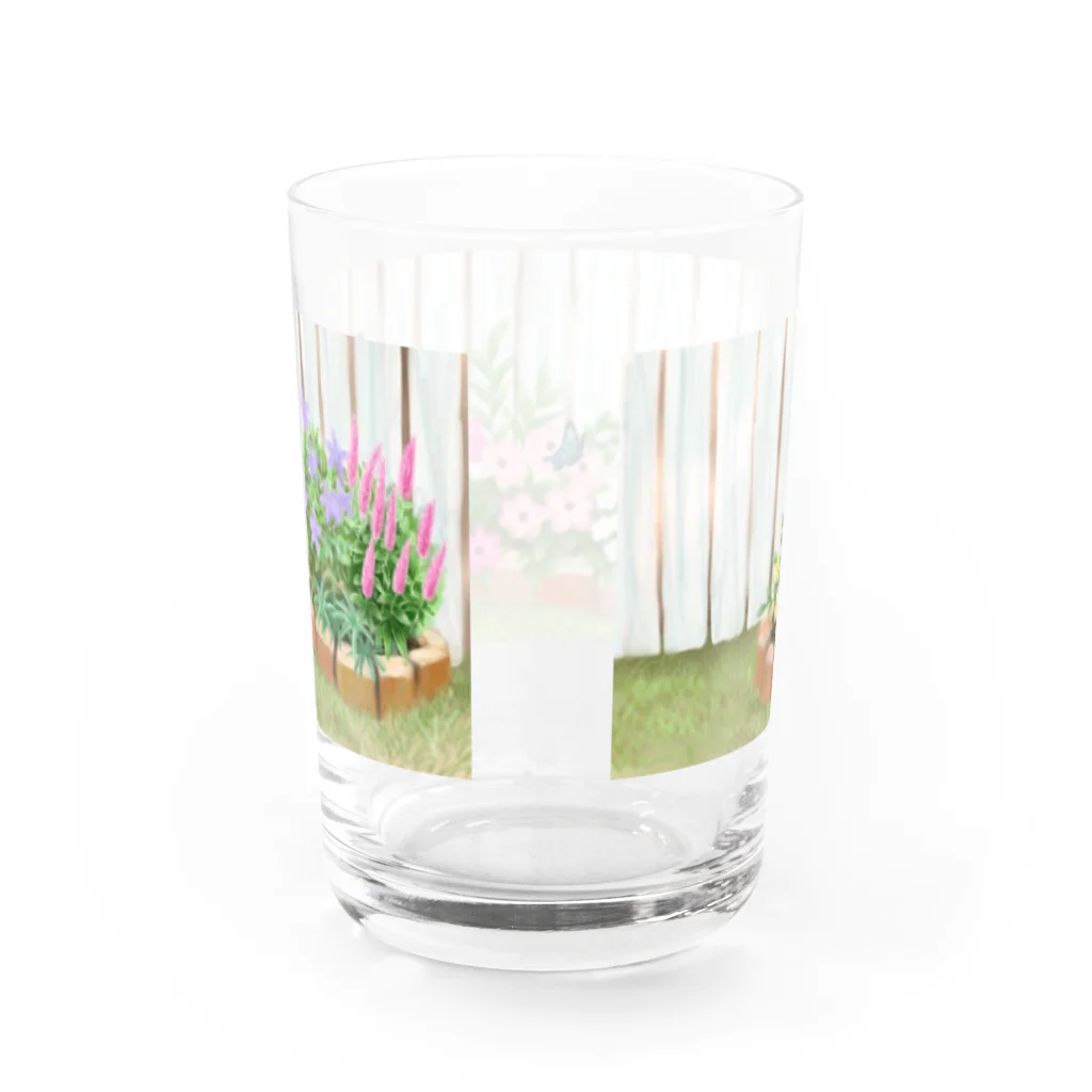 Ａｔｅｌｉｅｒ　Ｈｅｕｒｅｕｘのお庭のモネ Water Glass :back