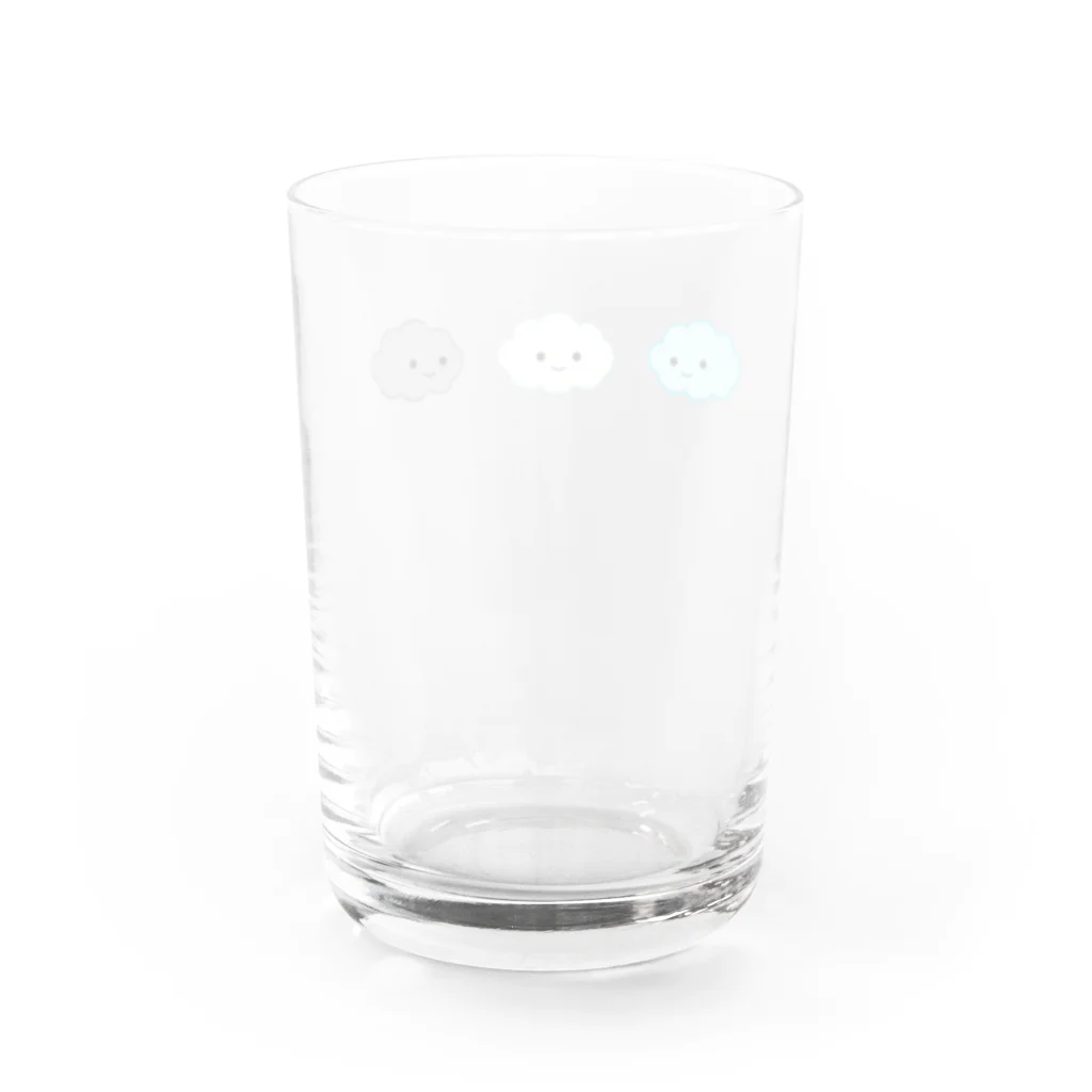 PuPiの店のくもくん集合 Water Glass :back