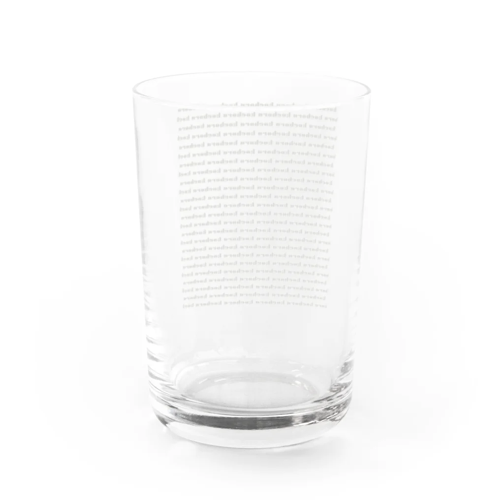 こちょらのこちょロゴ Water Glass :back