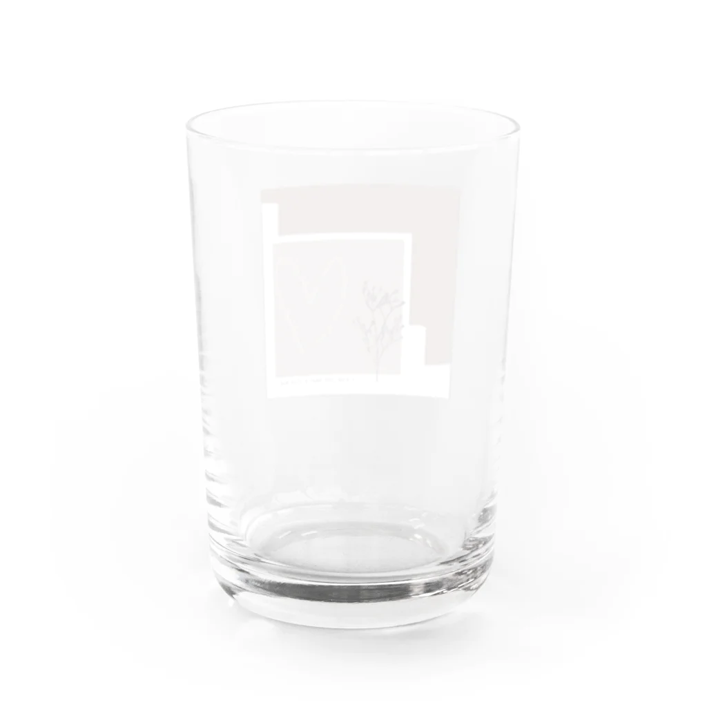 rilybiiのかすみ草 heart Water Glass :back