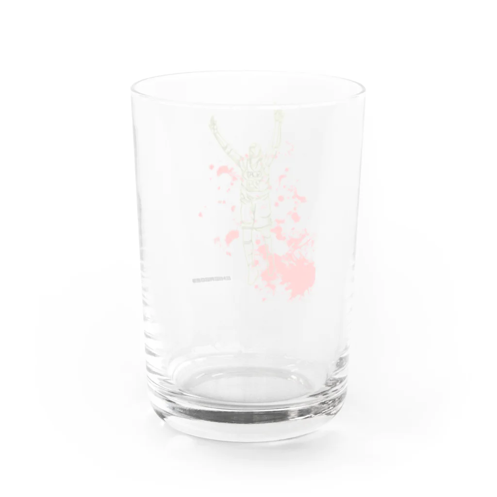 NBA Timesのバスケグッズ広場のChicago23 G.O.A.T食器 Water Glass :back
