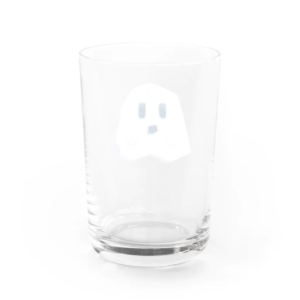 rakkosoda / コマイのカクカクしたおばけ Water Glass :back