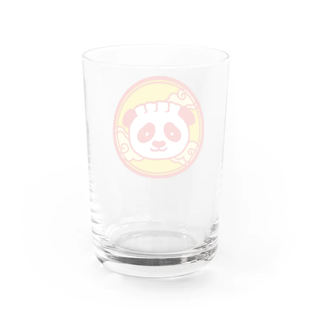 センバエミカの餃子熊猫　円 Water Glass :back