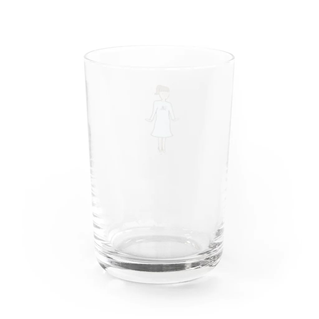 ポケットにケチャップの迷子(まよこ)さん Water Glass :back